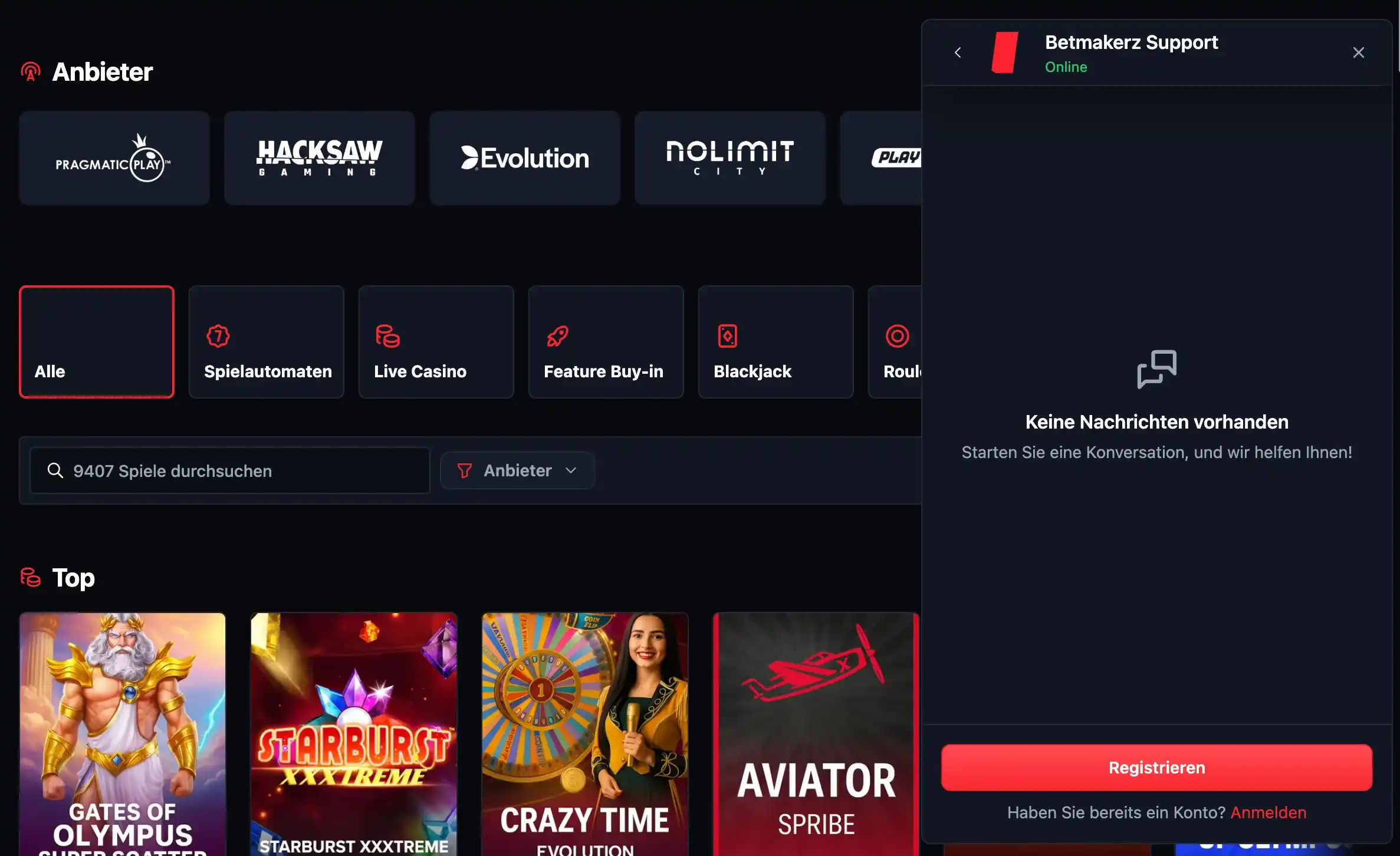 BetMakerz Casino Hilfezentrum – Kundendienst und FAQ-Bereich