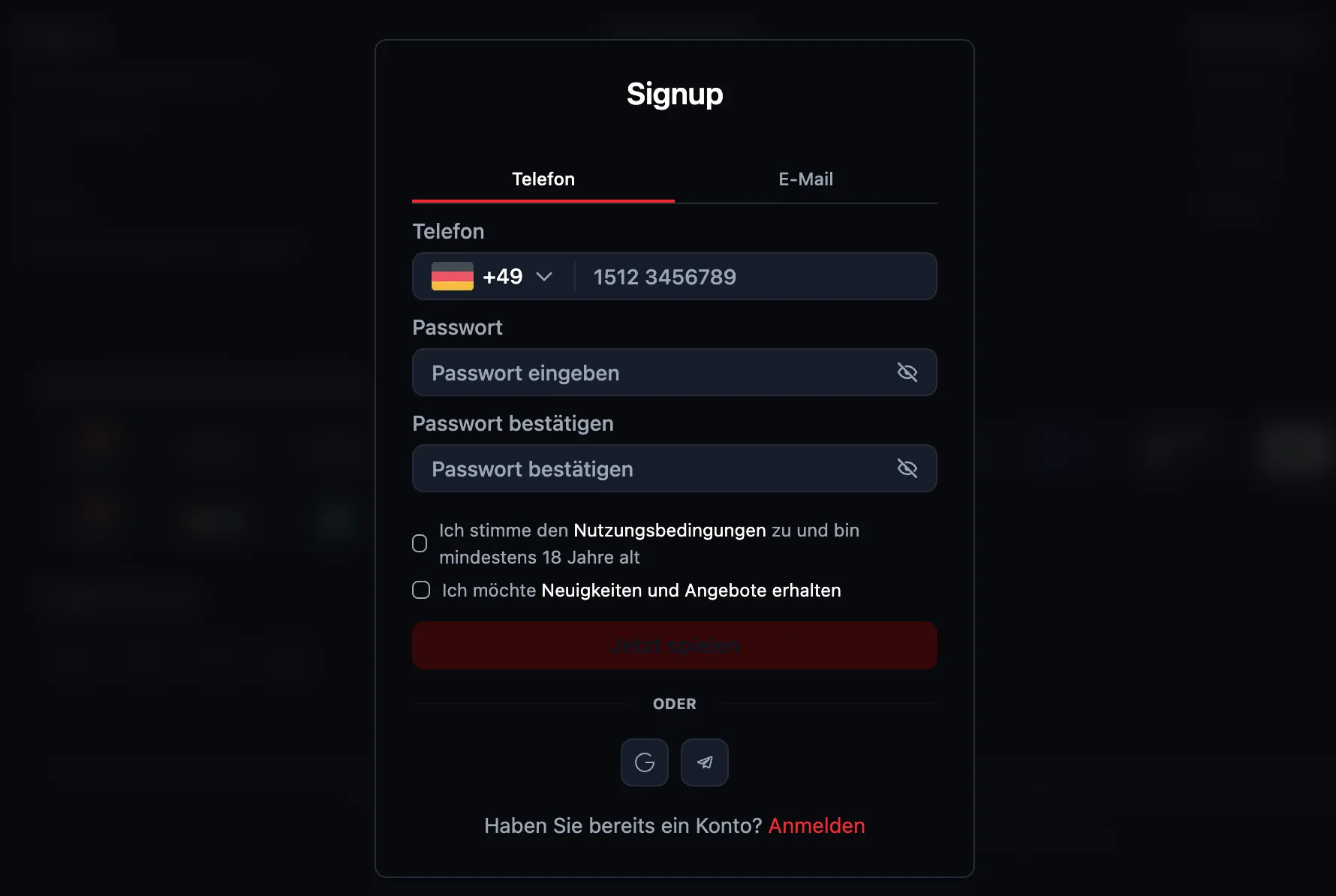 BetMakerz Casino Registrierung – Schritt-für-Schritt Anmeldung